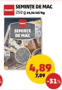 Penny SEMINȚE DE MAC Ofertă
