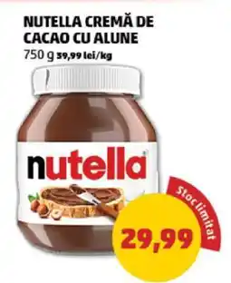 Penny Nutella Cremă de Cacao cu Alune Ofertă