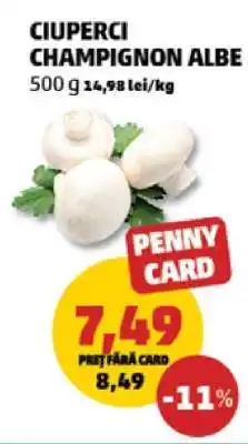 Penny Ciuperci Champignon albe Ofertă