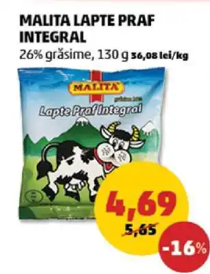 Penny MALITA LAPTE PRAF INTEGRAL Ofertă