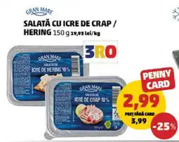 Penny Salată cu icre de crap/hering Ofertă