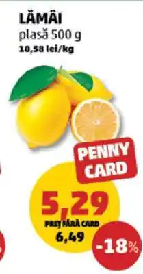 Penny Lămâi plasă 500 g Ofertă
