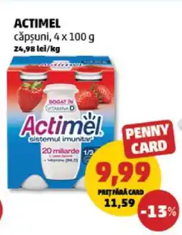 Penny ACTIMEL căpșuni, 4 x 100 g Ofertă