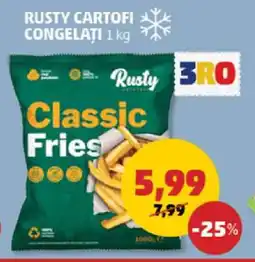 Penny Rusty Cartofi Congelați 1 kg Ofertă