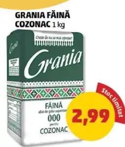 Penny GRANIA FĂINĂ COZONAC 1 kg Ofertă