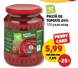 Penny Pastă de Tomate 24% Ofertă