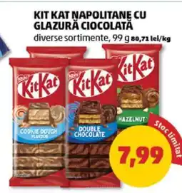 Penny KIT KAT NAPOLITANE CU GLAZURĂ CIOCOLATĂ Ofertă