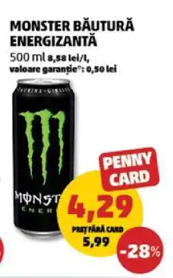 Penny MONSTER Băutură energizantă Ofertă