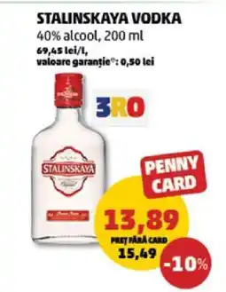 Penny STALINSKAYA Vodka Ofertă
