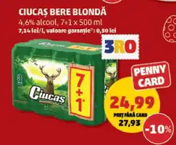 Penny CIUCAŞ Bere blondă Ofertă
