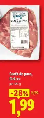 Lidl Ceafă de porc fără os Ofertă