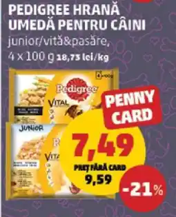 Penny PEDIGREE hrană umedă pentru câini Ofertă