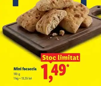 Lidl Mini focaccia Ofertă