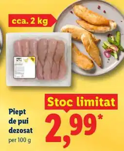 Lidl Piept de pui dezosat Ofertă