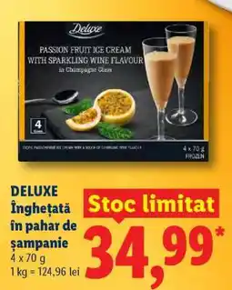 Lidl DELUXE Înghețată în pahar de șampanie Ofertă
