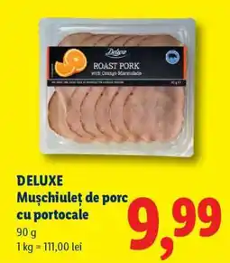 Lidl DELUXE Mușchiuleț de porc cu portocale Ofertă
