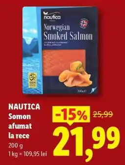 Lidl Nautica Somon afumat la rece Ofertă
