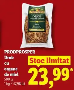 Lidl PRODPROSPER Drob cu organe de miel Ofertă