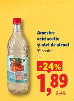 Lidl Amestec acid acetic și oțet de alcool Ofertă