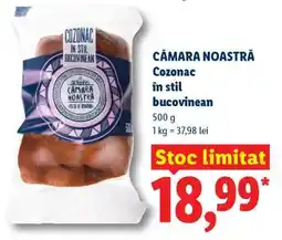 Lidl Cămara Noastră Cozonac în stil bucovinean Ofertă