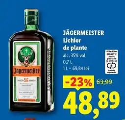 Lidl Jägermeister Lichior de plante Ofertă
