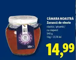 Lidl Cămara Noastră Zacuscă de vinete Ofertă