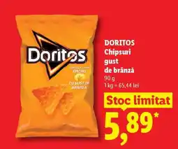 Lidl DORITOS Chipsuri gust de brânză Ofertă