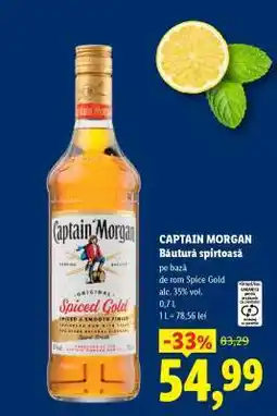 Lidl CAPTAIN MORGAN Băutură spirtoasă Ofertă