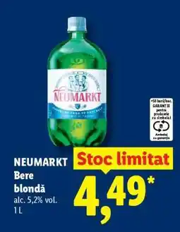 Lidl NEUMARKT Bere blondă Ofertă