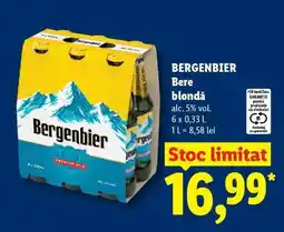 Lidl BERGENBIER Bere blondă Ofertă