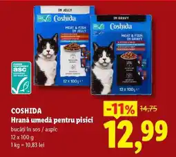 Lidl COSHIDA Hrană umedă pentru pisici Ofertă