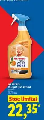 Lidl MR. PROPER Detergent spray universal Ofertă