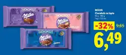 Lidl Milka Ciocolată cu Lapte Ofertă