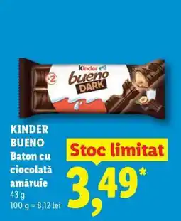 Lidl Kinder Bueno Ofertă