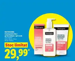 Lidl NEUTROGENA Cremă pentru față / gel de curățare / gel-scrub Ofertă