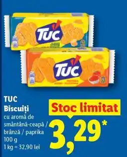 Lidl TUC BISCUITI Ofertă