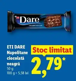 Lidl ETI DARE Napolitane ciocolată neagră Ofertă