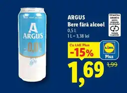 Lidl ARGUS Bere fără alcool Ofertă