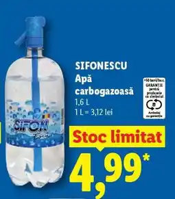 Lidl Sifonescu Apă carbogazoasă Ofertă