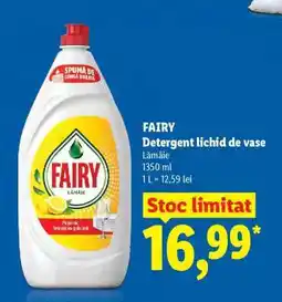 Lidl FAIRY Detergent lichid de vase Ofertă