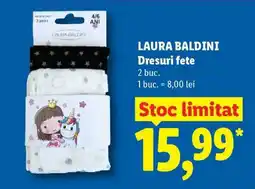 Lidl LAURA BALDINI Dresuri fete Ofertă