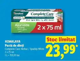 Lidl Himalaya Pastă de dinți Ofertă