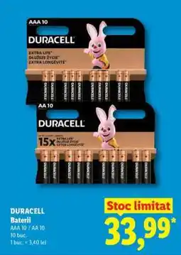 Lidl Duracell Baterii Ofertă