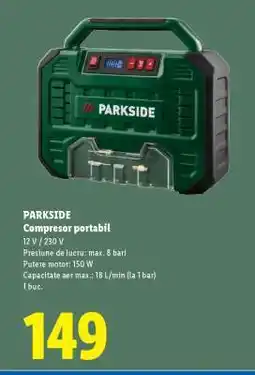 Lidl PARKSIDE Compresor portabil Ofertă