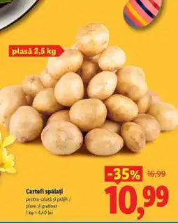 Lidl Cartofi spălați Ofertă