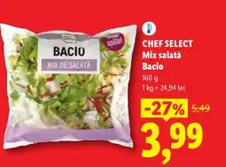 Lidl Chef Select Mix salată Bacio Ofertă