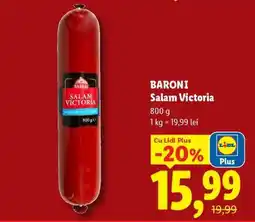 Lidl BARONI Salam Victoria Ofertă