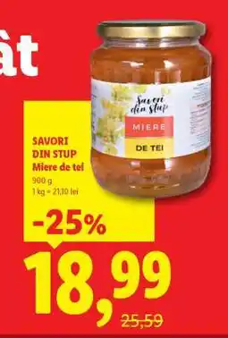 Lidl Savori din stup Miere de tei Ofertă