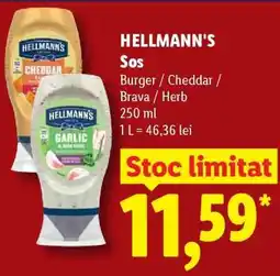 Lidl HELLMANN‘S Sos Ofertă