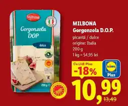 Lidl MILBONA Gorgonzola D.O.P Ofertă